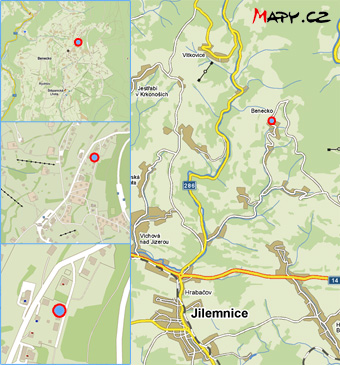 Mapa | Benecko 179
