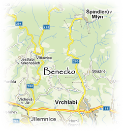 Big map of Krkonoe nad Benecko